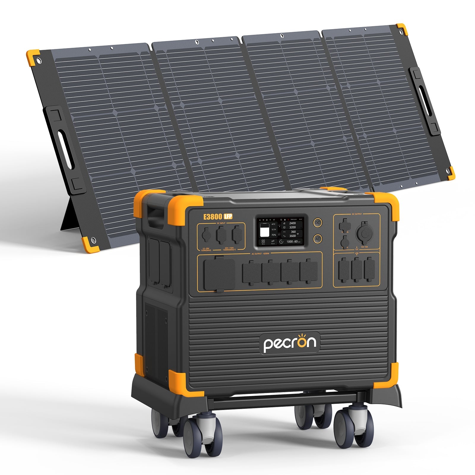 PECRON E3800LFP Portable Power Station 4200W 3840Wh PRE-ORDER with Free Cart