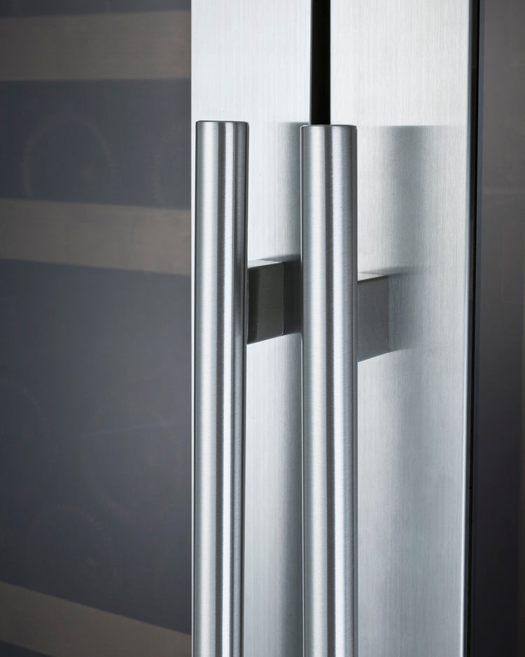 Allavino 47" Wide FlexCount II Tru-Vino 354 Bottle Dual Zone Stainless Steel Side-by-Side Wine Refrigerator  BF 2X-VSWR177-1S20