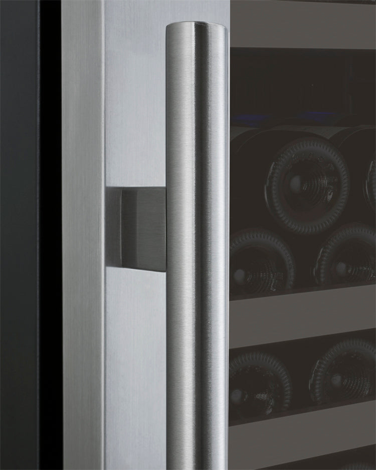 Allavino 24" Wide FlexCount II Tru-Vino 177 Bottle Single Zone Stainless Steel Right Hinge Wine Refrigerator AO VSWR177-1SR20