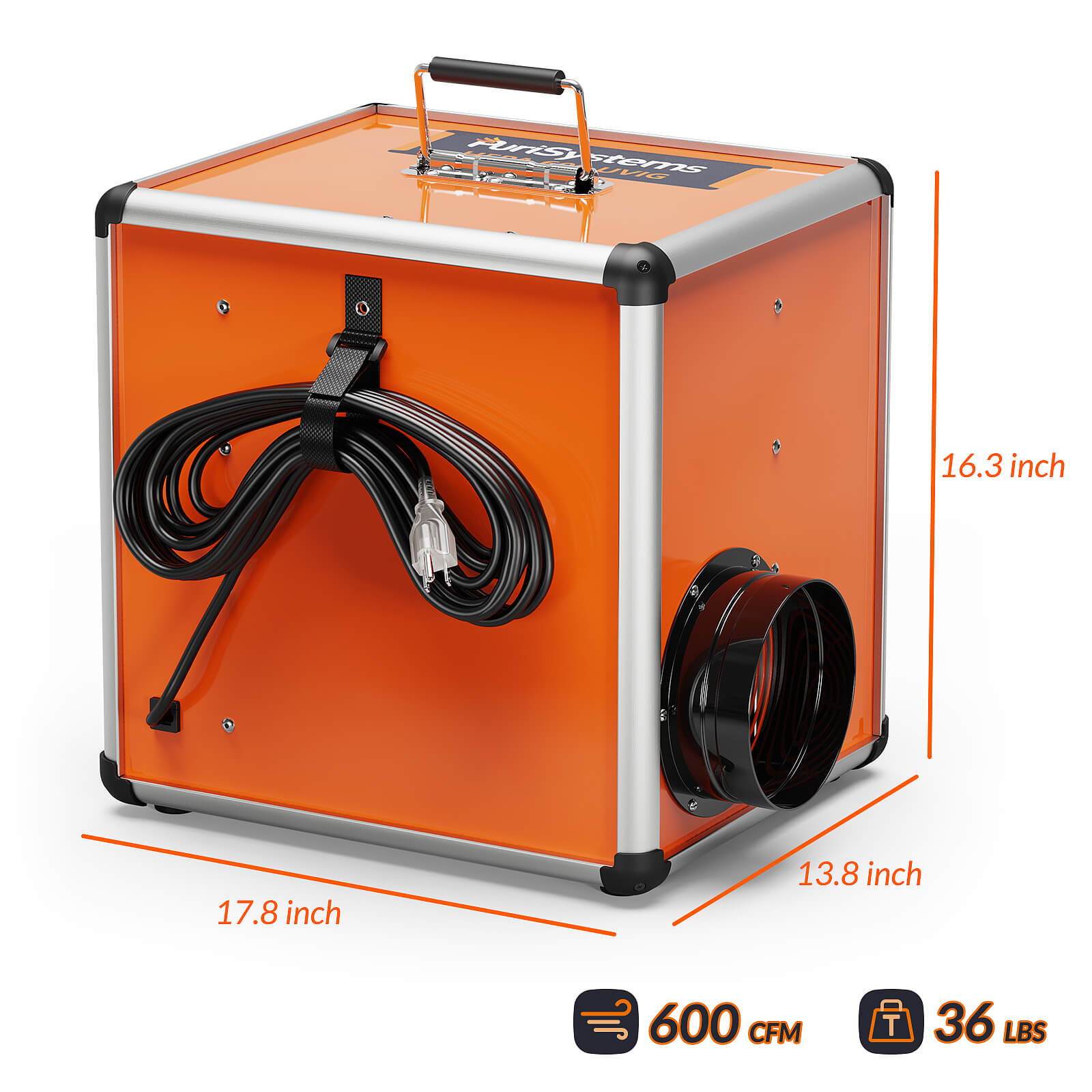 Alorair Purisystems Air Scrubber with 5-stage Filtration system