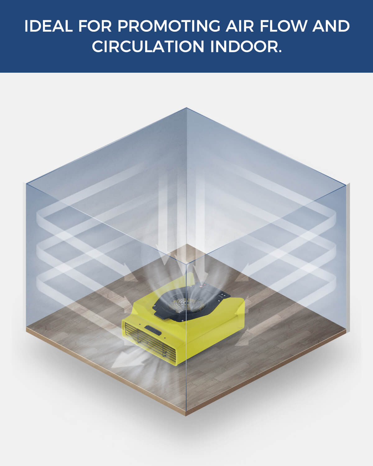 AlorAir Zeus 900 Air Mover Commercial Blower for Carpets