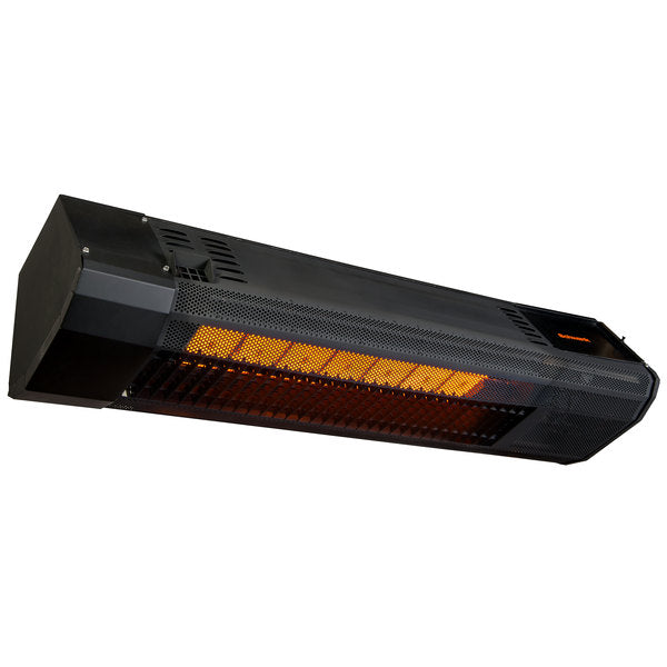 Schwank MO-2312-LP Liquid Propane Black and Stainless Steel Outdoor Patio Heater - 23,000 BTU