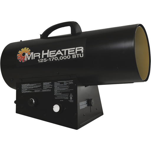 Mr. Heater Portable Propane Forced Air Heater with Quiet Burn Technology, 170,000 BTU, Model# F271400
