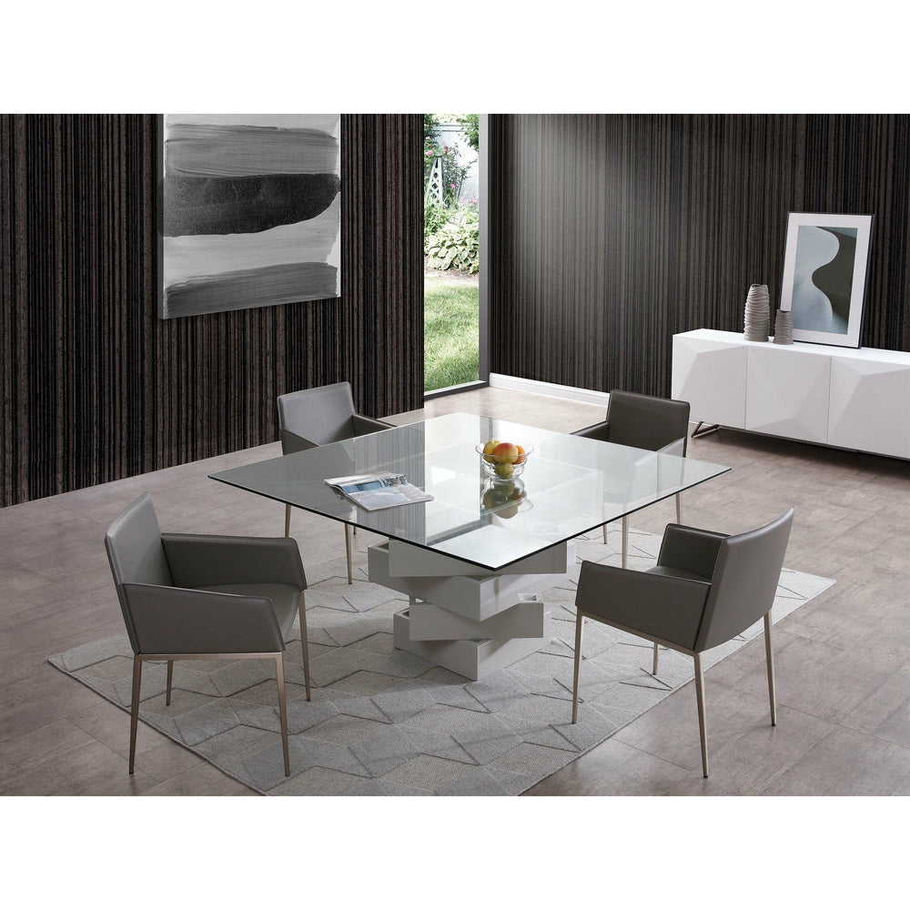 Whiteline Modern Living - Carson Dining Table DT1402-GRY
