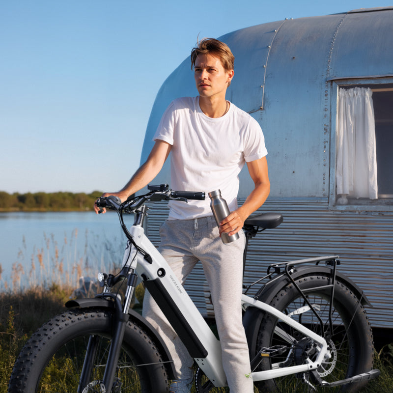 Sizzlebk S400 26'' Step Thru Fat Tire Ebike