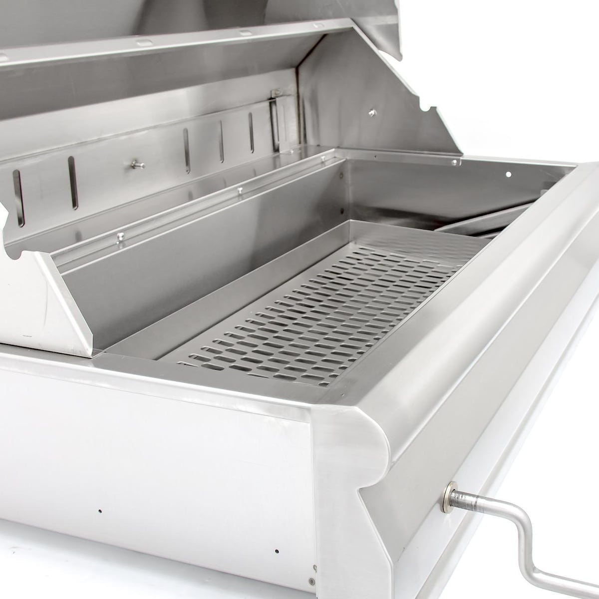 Blaze 32-Inch Built-In Stainless Steel Charcoal Grill w/ Adjustable Charcoal Tray - BLZ-4-CHAR