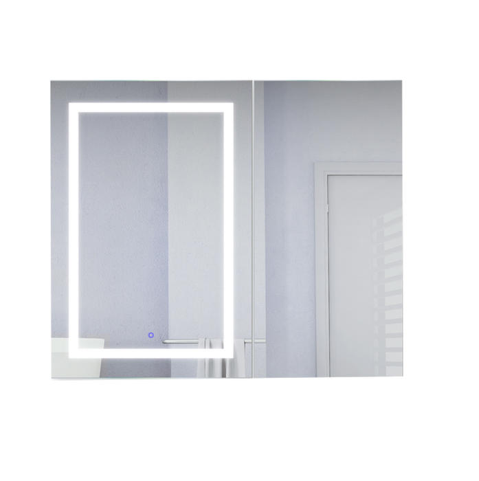 Krugg Svange 4236L 42″ X 36″ LED Bi-View Medicine Cabinet w/Dimmer & Defogger