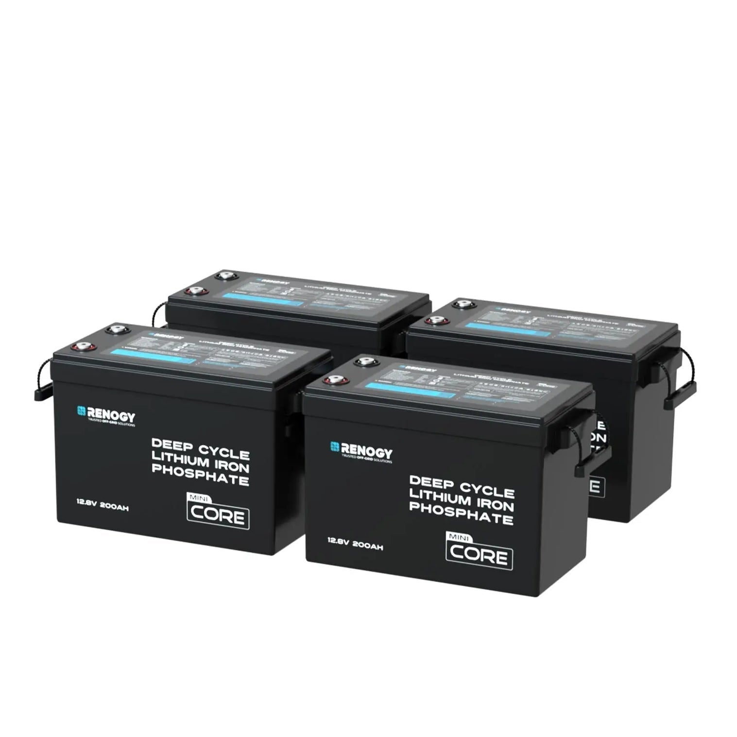 Renogy Mini Size 12V 200Ah LiFePO4 Battery w/ Low-Temperature Protection [Pre-Sale Perk: Free 20A Charger Included]  RBT12200LFP-M-US