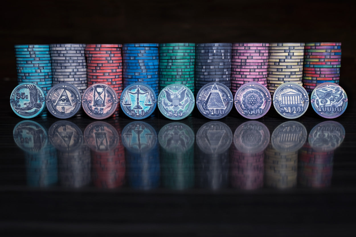 BBO Poker Tables "The Mint" 10g Ceramic Chip Set 500pc