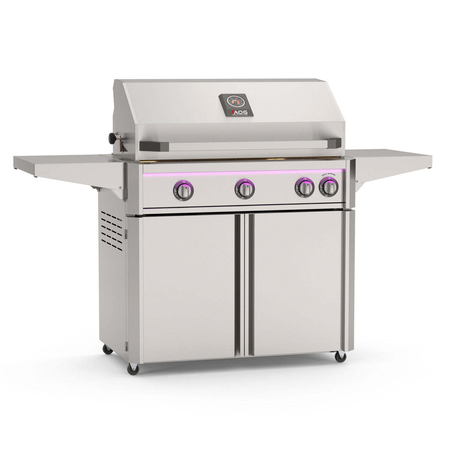 American Outdoor Grill 36" Portable Cart "L" Series Gas Grill (With Rotisserie) AOG36LN + 36CRT-25