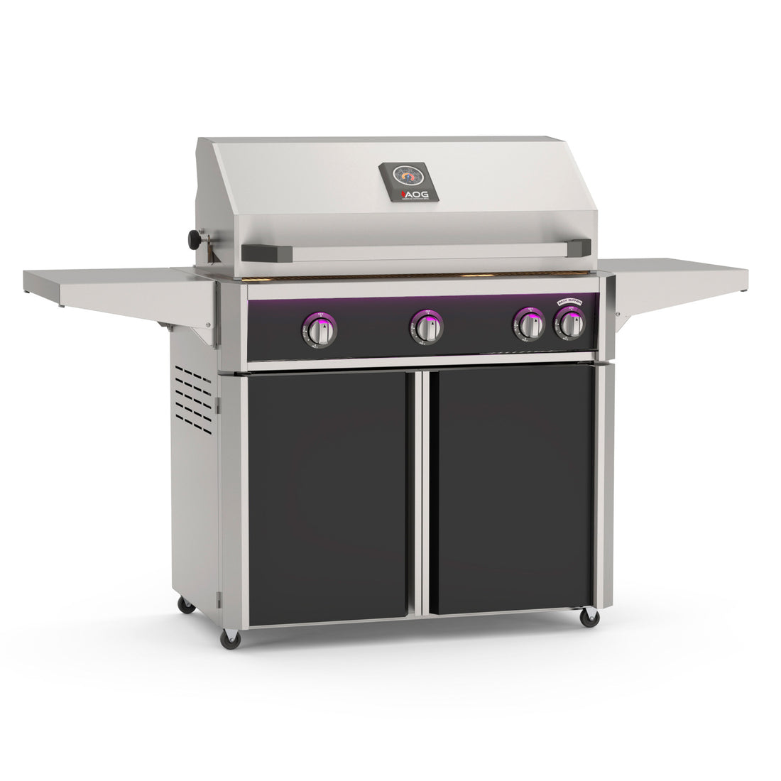 American Outdoor Grill 36" Portable Cart "L" Series Gas Grill (With Rotisserie) AOG36LN + 36CRT-25