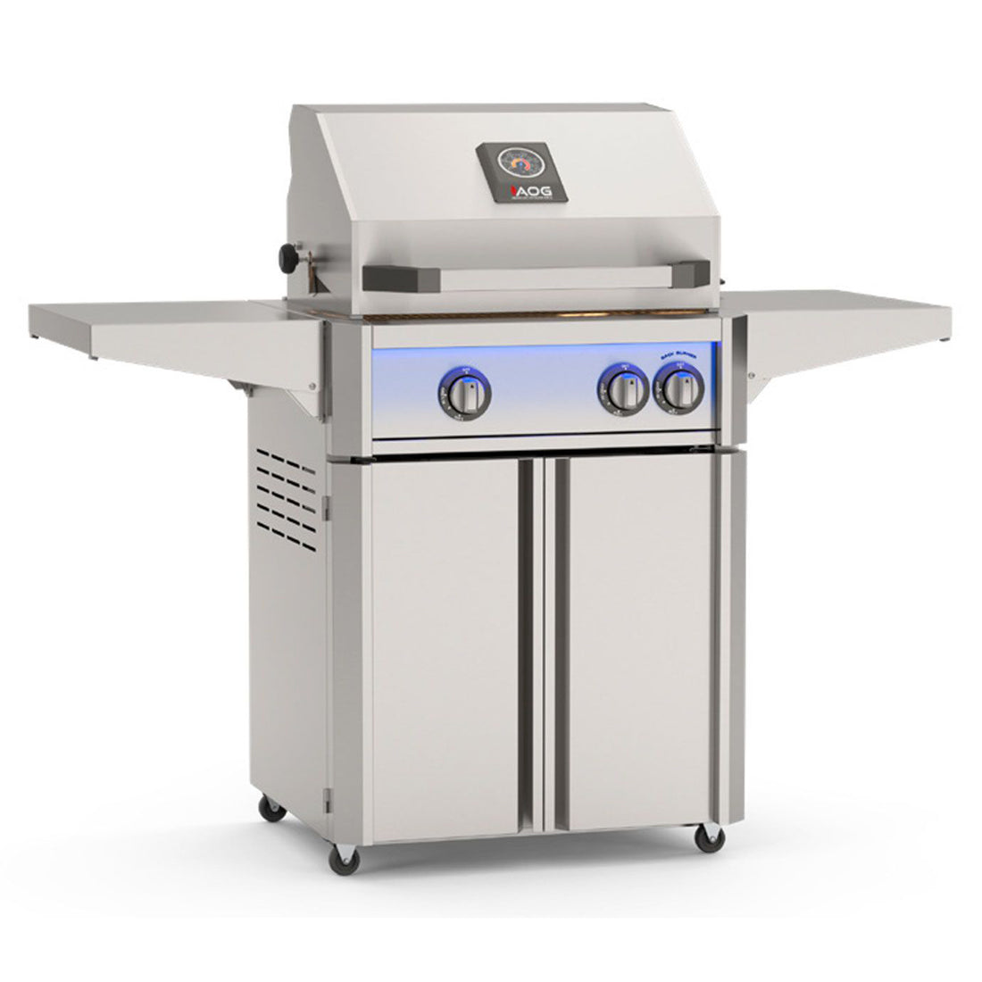 American Outdoor Grill 24" Portable Cart "L" Series Gas Grill (With Rotisserie)  AOG24LN + 24CRT-25