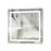 Krugg Icon 24″ x 24″ LED Bathroom Mirror w/ Dimmer & Defogger | Square Lighted Vanity Mirror