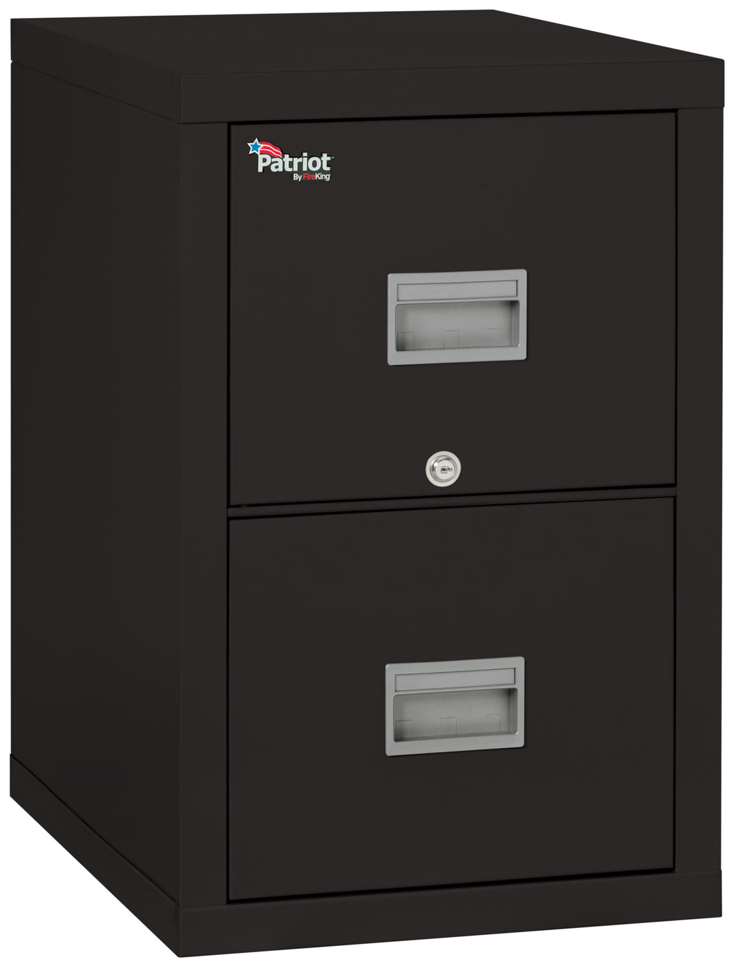 FireKing Patriot Series - 1-Hour Fire Rated Vertical File Cabinet - 2 or 4 Drawers - 2 Colors  2P1825-CBL