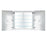 Krugg Svange 4842D 48″ X 42″ LED Medicine Cabinet w/Dimmer & Defogger