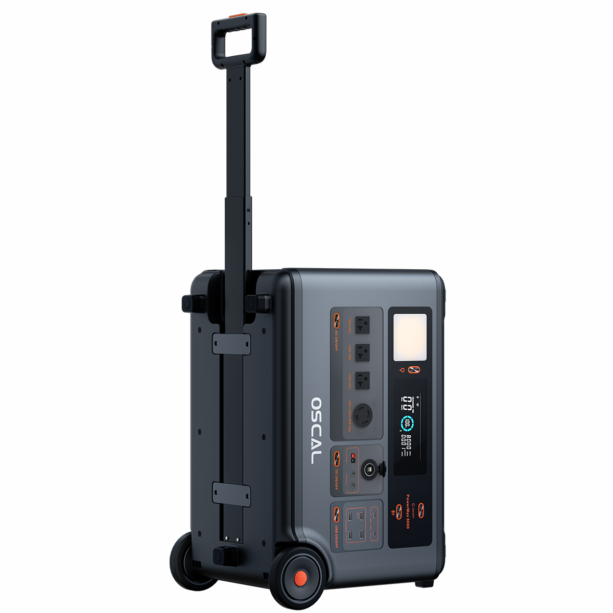 Oscal PowerMax 6000 6000W Portable Power Station with 120/240V Dual Voltage