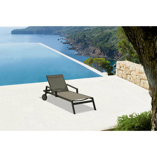 Whiteline Modern Living - Bondi Outdoor Chaise CL1534-GRY