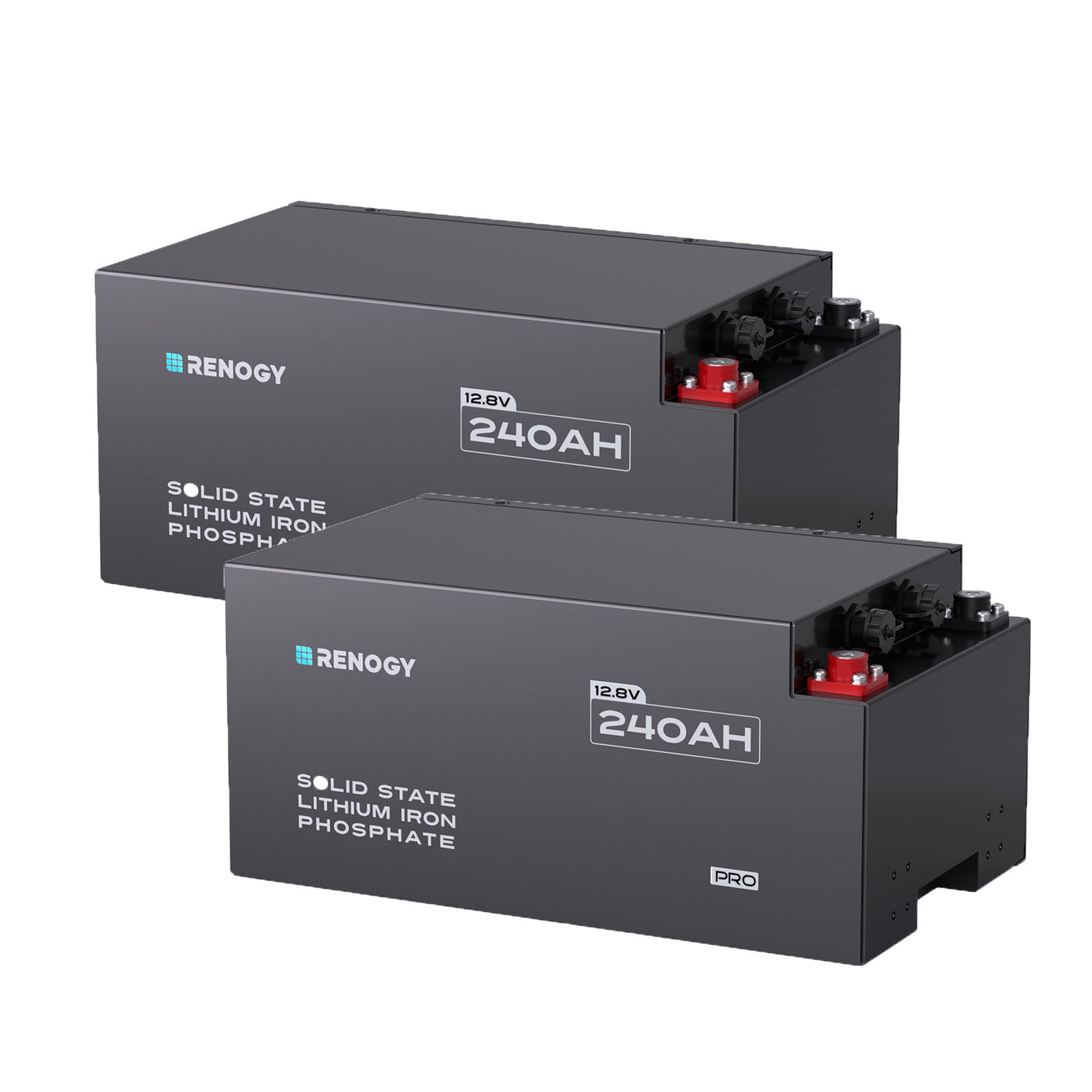 Renogy Pro S1 12V 120Ah / 240Ah LiFePO4 Battery RBT12120LFP-SBH-US