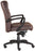 EuroTech Manchester Mid-Back Leather Executive Chair EUR-LE255-BRNL