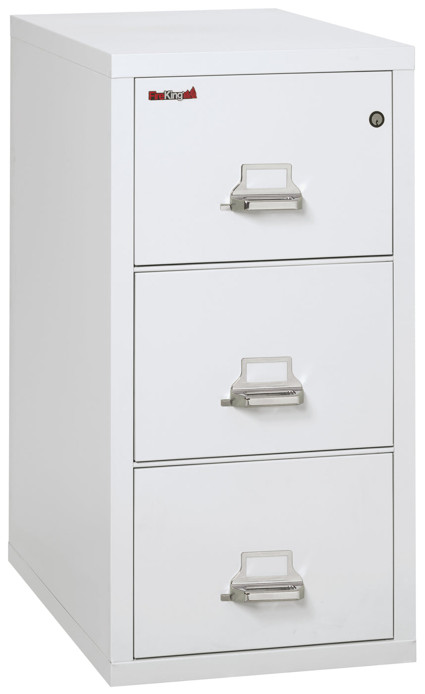 FireKing Classic 31" Vertical File Cabinet - 1-Hour Fire-Rated & High Security - 2, 3, or 4 Drawers - 11 Colors 3-1831-CPA