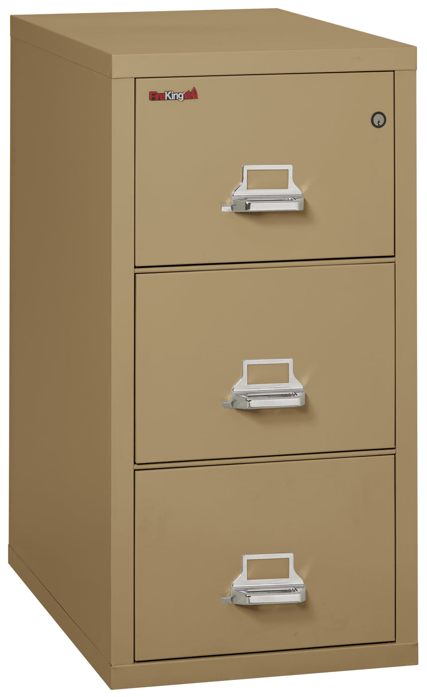 FireKing Classic 31" Vertical File Cabinet - 1-Hour Fire-Rated & High Security - 2, 3, or 4 Drawers - 11 Colors 3-1831-CPA