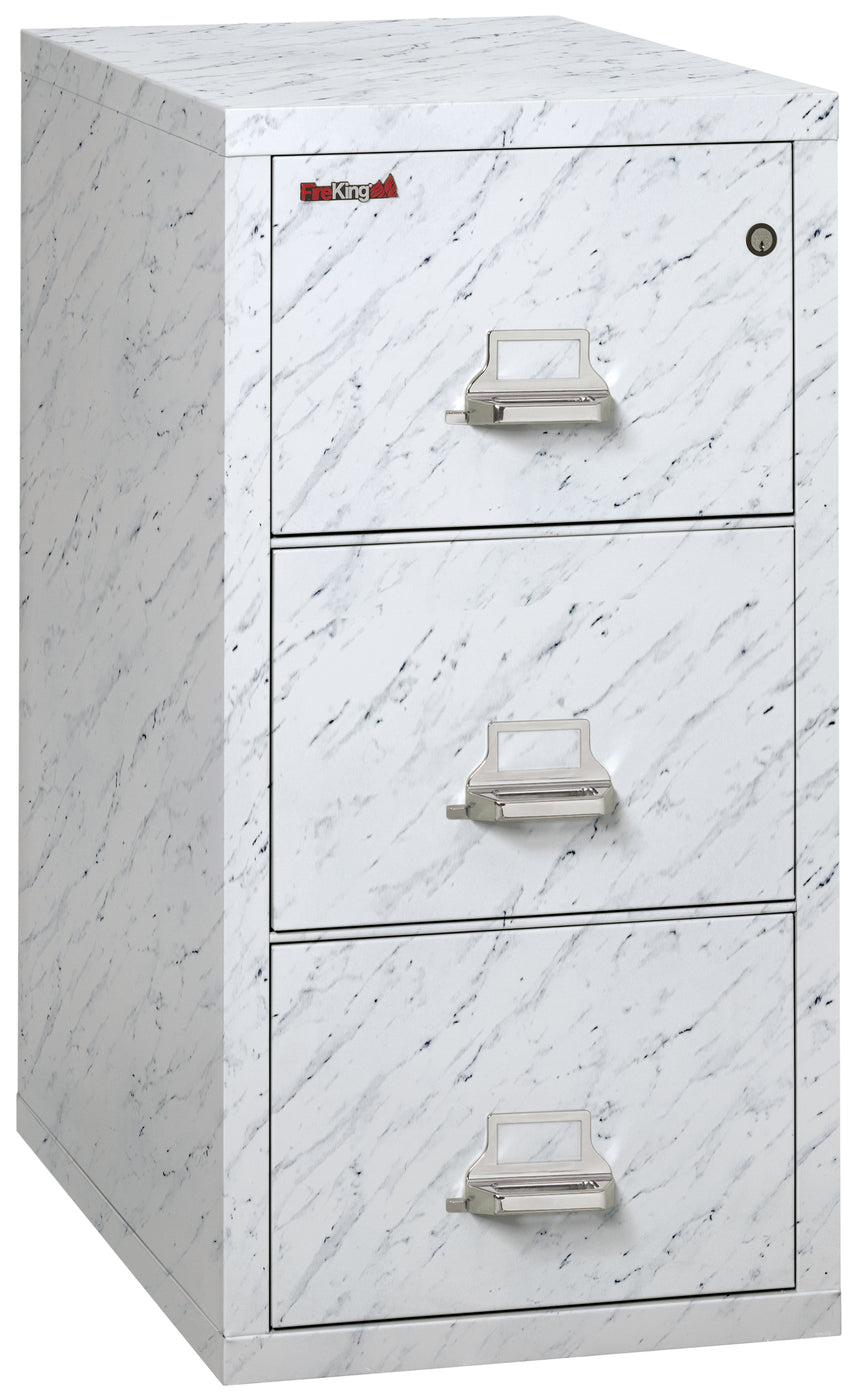 FireKing Designer Series 31" Vertical File Cabinet - 1-Hour Fire-Rated & High Security - 2, 3, or 4 Drawers - 4 Colors 2-2131-CMA