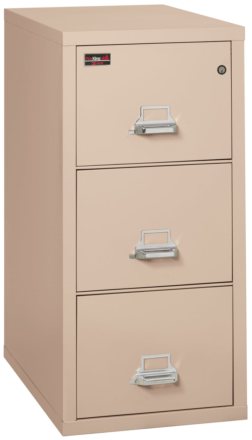 FireKing 2-Hour Fire-Rated Vertical File Cabinet - 2, 3, or 4 Drawers - 11 Colors 2-1929-2BR
