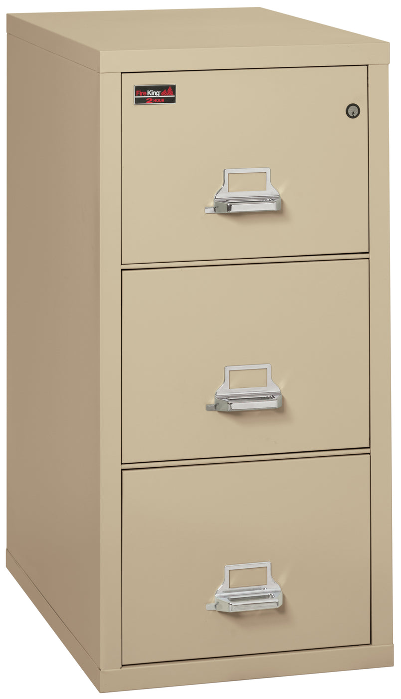 FireKing 2-Hour Fire-Rated Vertical File Cabinet - 2, 3, or 4 Drawers - 11 Colors 2-1929-2BR
