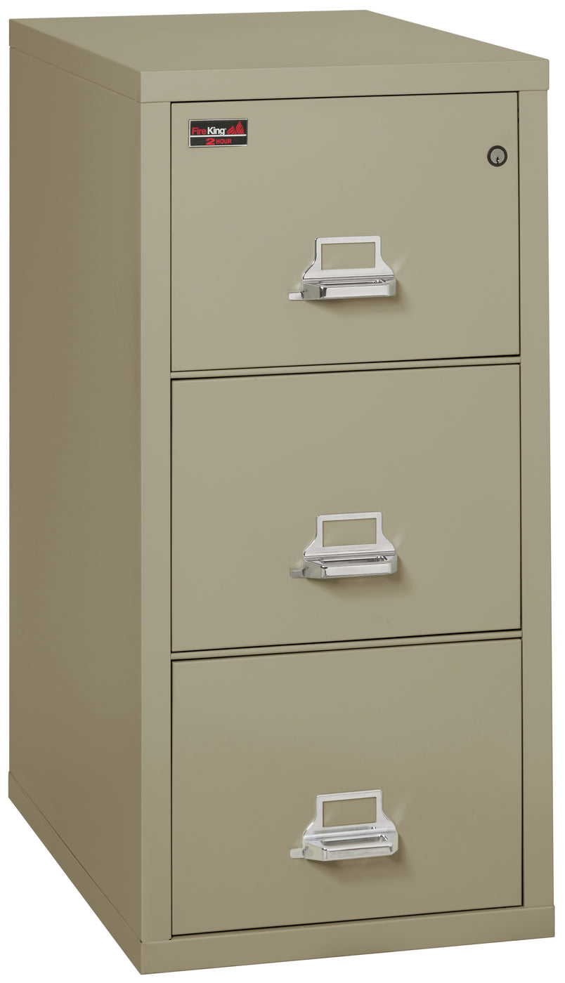 FireKing 2-Hour Fire-Rated Vertical File Cabinet - 2, 3, or 4 Drawers - 11 Colors 2-1929-2BR