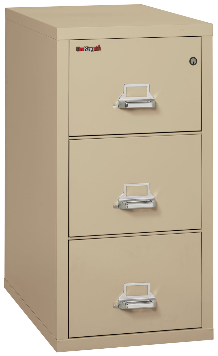 FireKing Classic 31" Vertical File Cabinet - 1-Hour Fire-Rated & High Security - 2, 3, or 4 Drawers - 11 Colors 3-1831-CPA