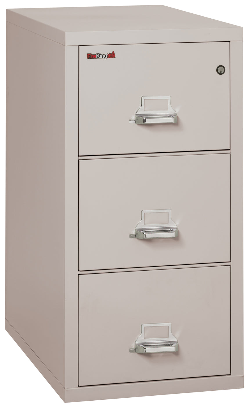 FireKing Classic 31" Vertical File Cabinet - 1-Hour Fire-Rated & High Security - 2, 3, or 4 Drawers - 11 Colors 3-1831-CPA