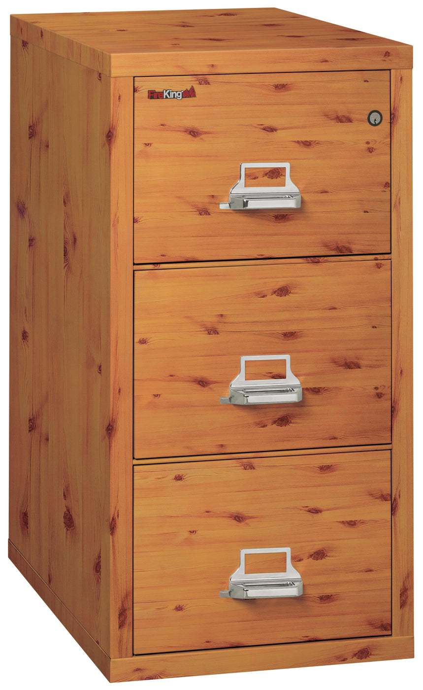 FireKing Designer Series 31" Vertical File Cabinet - 1-Hour Fire-Rated & High Security - 2, 3, or 4 Drawers - 4 Colors 2-2131-CMA
