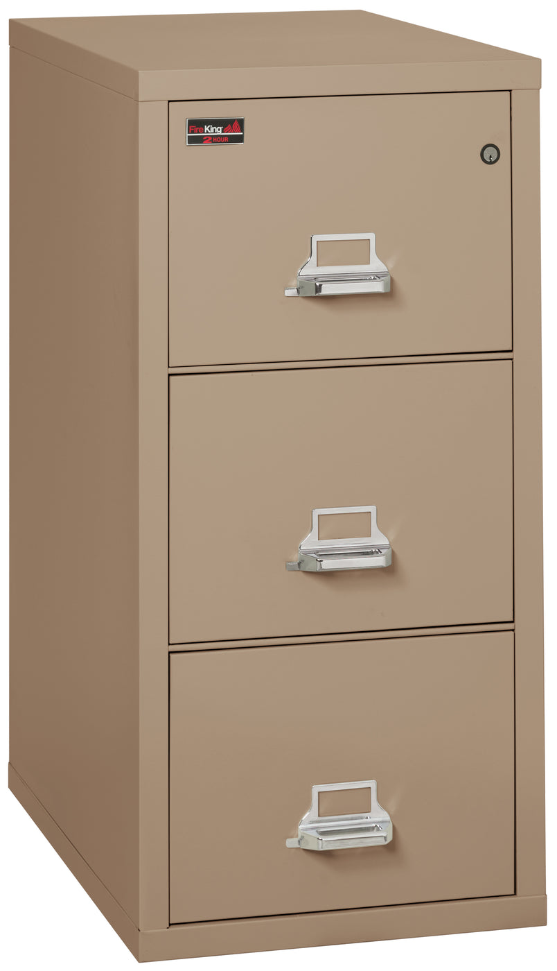 FireKing 2-Hour Fire-Rated Vertical File Cabinet - 2, 3, or 4 Drawers - 11 Colors 2-1929-2BR
