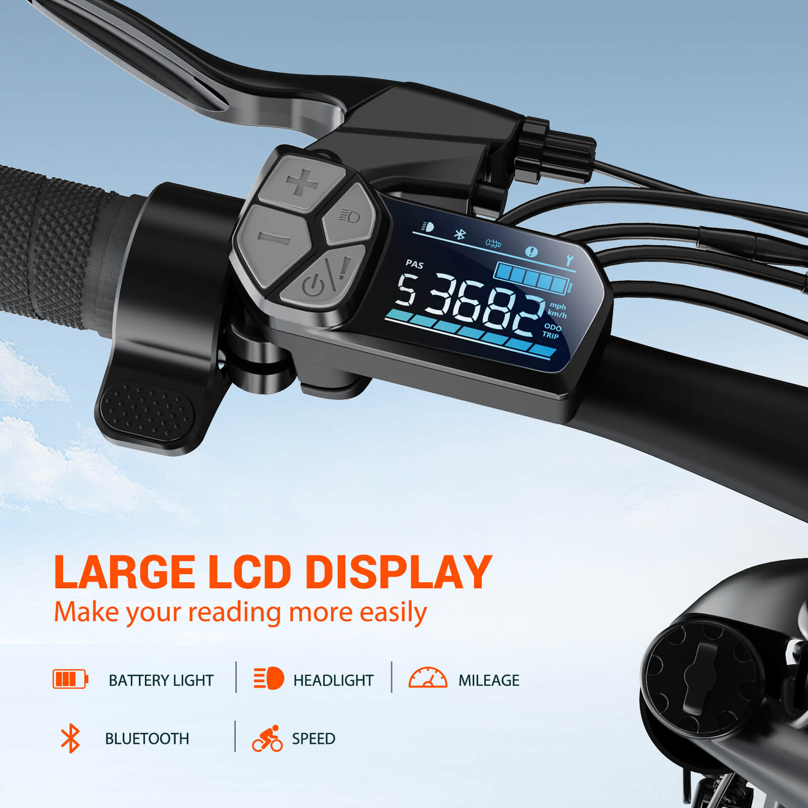 Sisigad 20" Champ Ext Fat Tire Folding Electric Bike