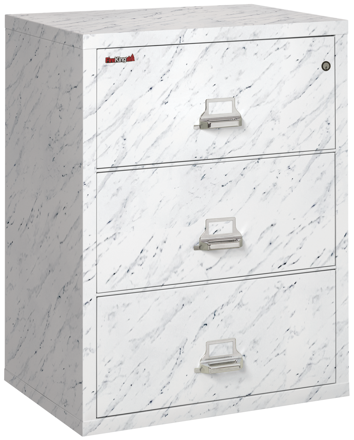 FireKing Designer Series Lateral File Cabinet - 1-Hour Fire-Rated & High Security - 2, 3, or 4 Drawers - 4 Colors