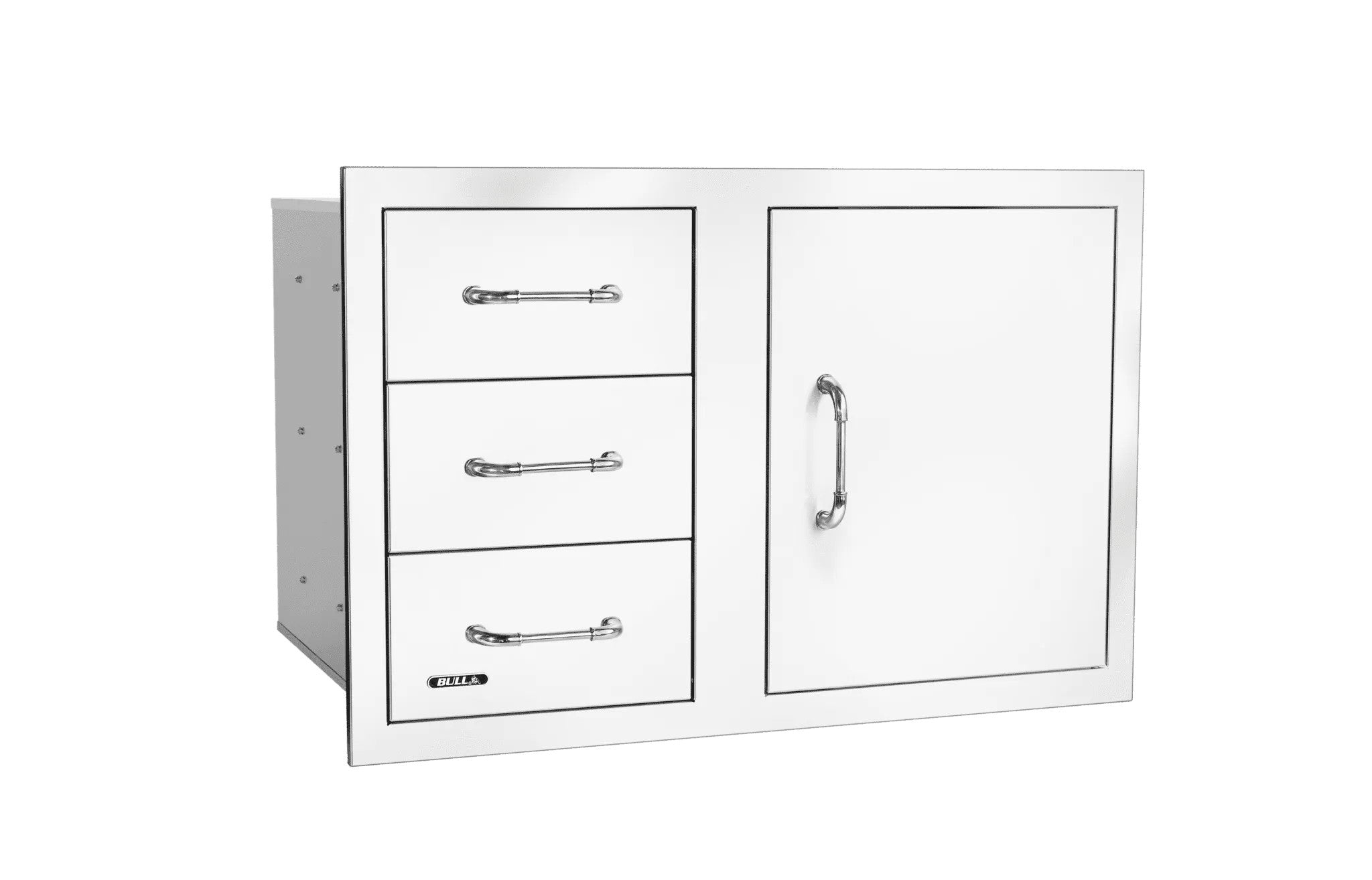 Bull 25900 - BBQ Stainless Steel 3 Drawer Door Combo w/ Reveal