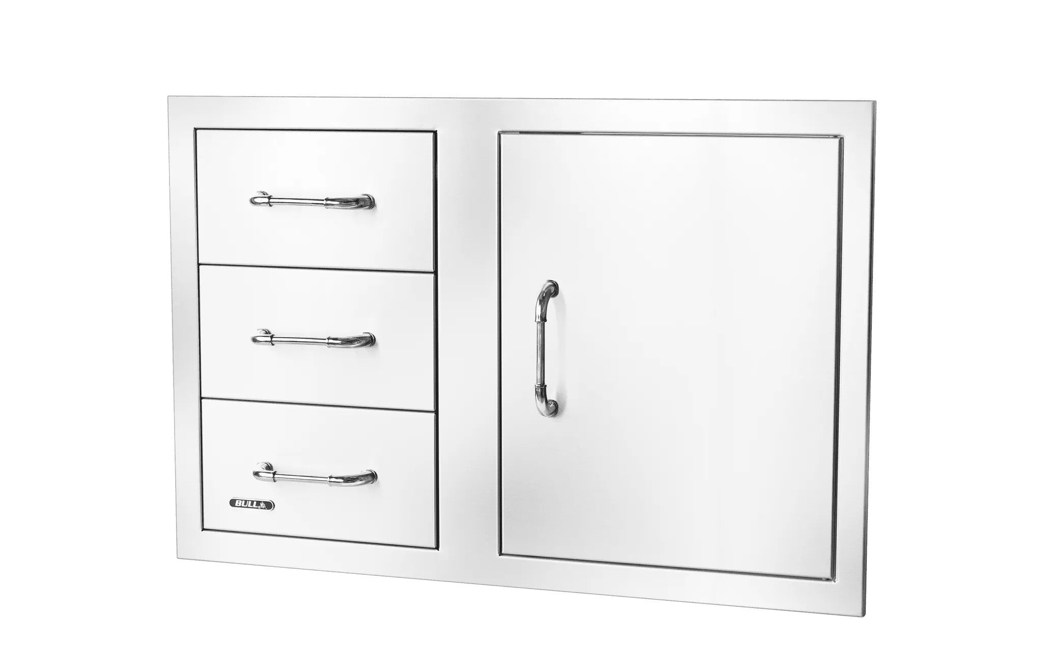 Bull 25900 - BBQ Stainless Steel 3 Drawer Door Combo w/ Reveal