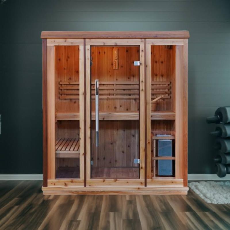 Sunray Hampton 3 Person, Traditional Sauna  HL300TN