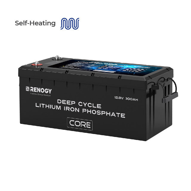 Renogy Core - 12V 300Ah Deep Cycle Lithium Iron Phosphate Battery RBT12300LFPSH-US