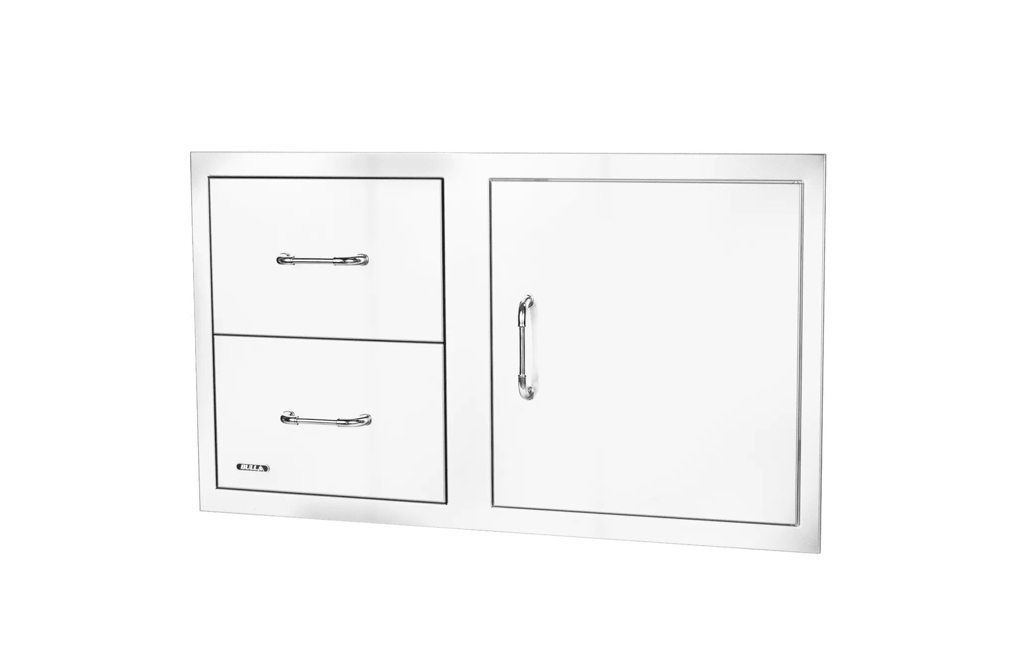 Bull 30'' Stainless-Steel Door Drawer Combo Reversible w/Reveal 25890