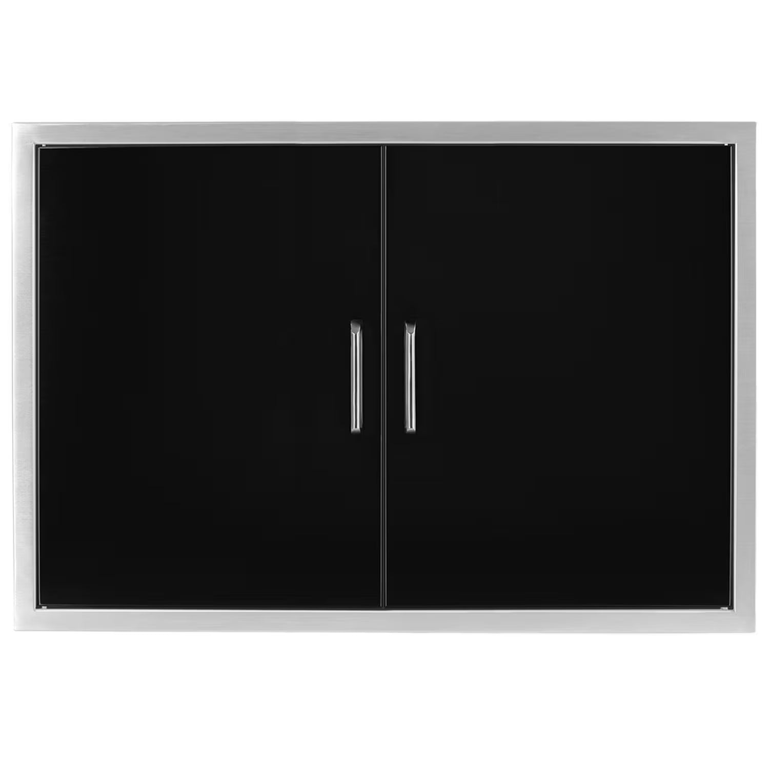 Wildfire Black 304 SS Double Access Door - WFDDR3024-BSS