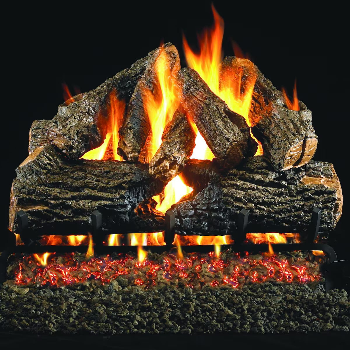 American Fyre Designs Phoenix 63-Inch Outdoor Natural Gas Fireplace - Cafe Blanco