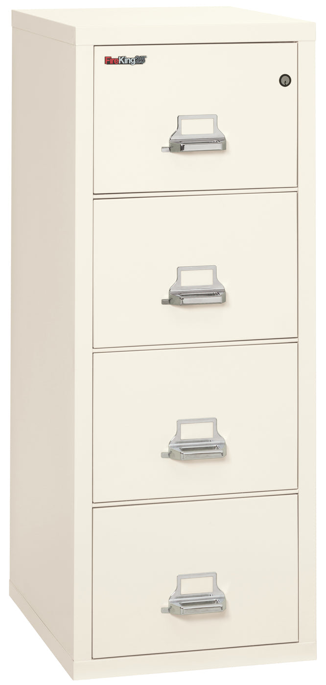 FireKing High Security - 25" Deep Vertical File Cabinet - 2 or 4 Drawers - 11 Colors  2-1825-CPA
