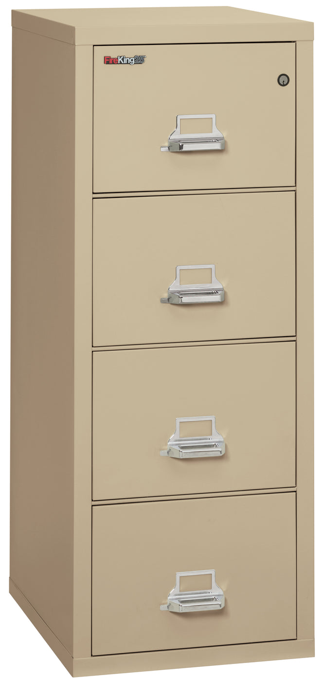 FireKing High Security - 25" Deep Vertical File Cabinet - 2 or 4 Drawers - 11 Colors  2-1825-CPA