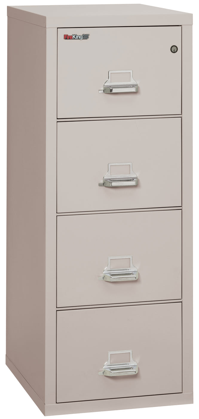 FireKing High Security - 25" Deep Vertical File Cabinet - 2 or 4 Drawers - 11 Colors  2-1825-CPA