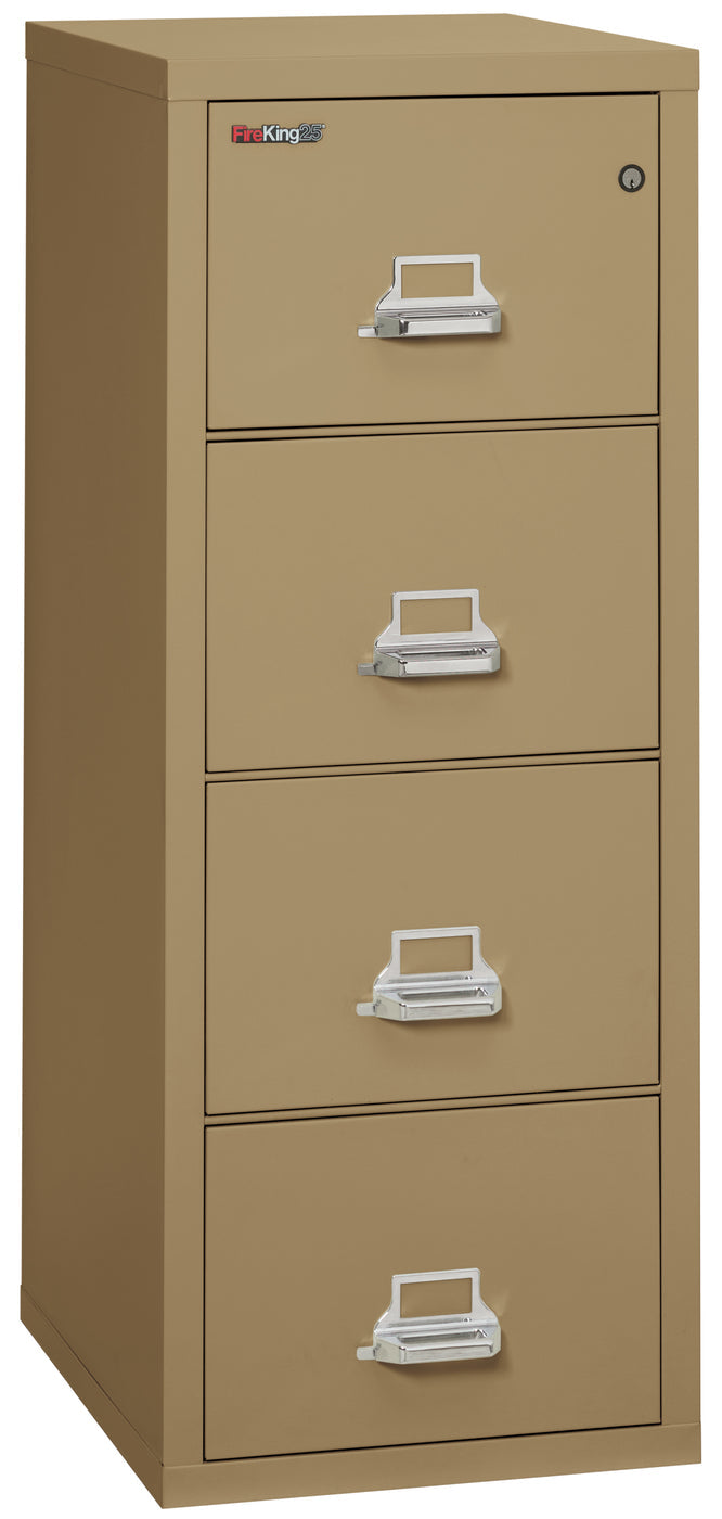 FireKing High Security - 25" Deep Vertical File Cabinet - 2 or 4 Drawers - 11 Colors  2-1825-CPA