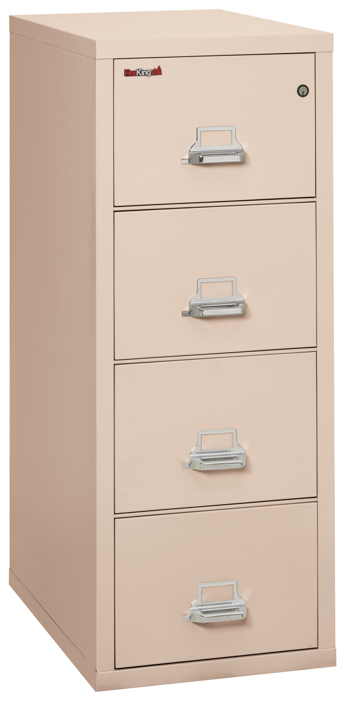 FireKing Classic 31" Vertical File Cabinet - 1-Hour Fire-Rated & High Security - 2, 3, or 4 Drawers - 11 Colors 3-1831-CPA