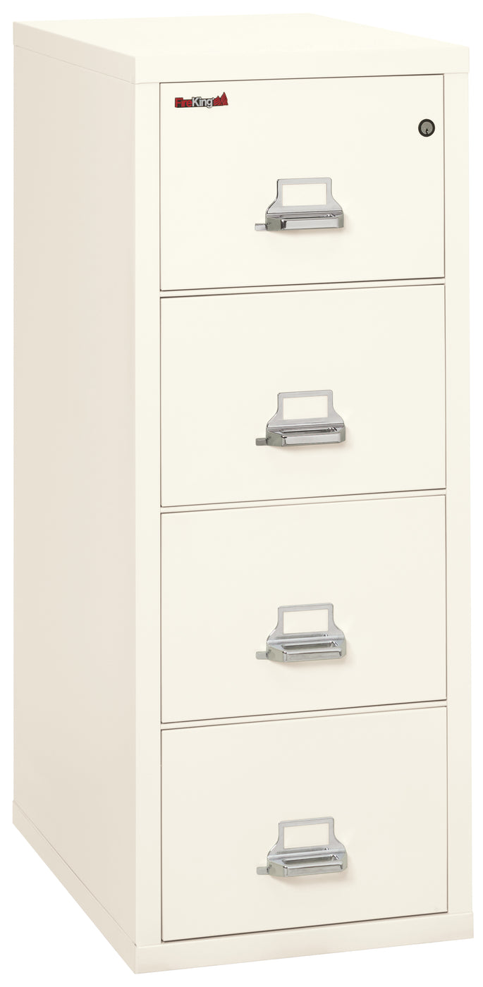 FireKing Classic 31" Vertical File Cabinet - 1-Hour Fire-Rated & High Security - 2, 3, or 4 Drawers - 11 Colors 3-1831-CPA