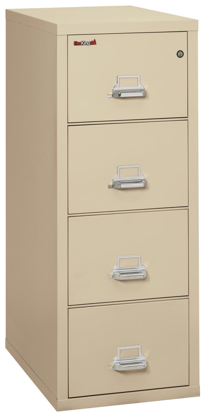 FireKing Classic 31" Vertical File Cabinet - 1-Hour Fire-Rated & High Security - 2, 3, or 4 Drawers - 11 Colors 3-1831-CPA