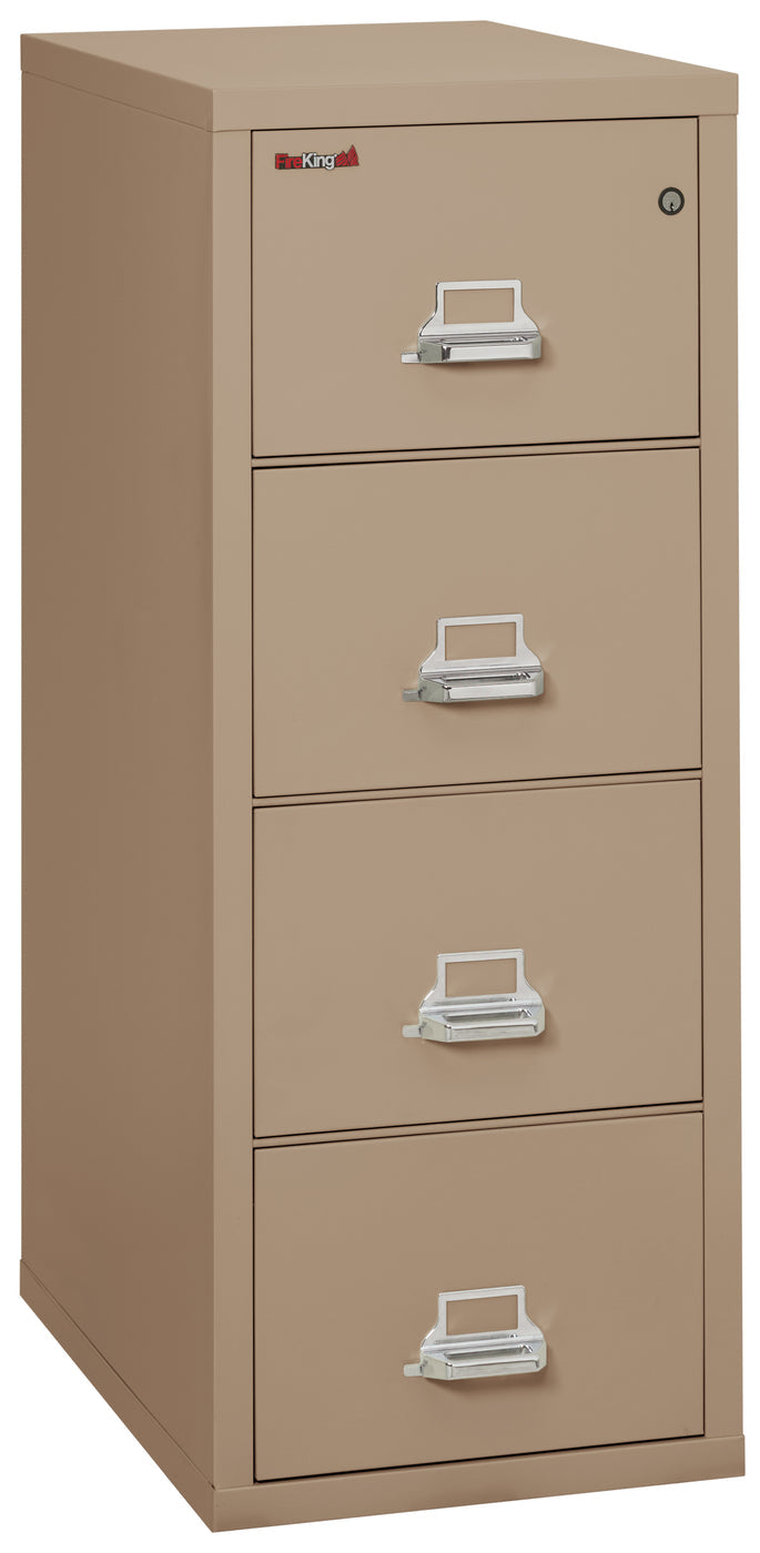 FireKing Classic 31" Vertical File Cabinet - 1-Hour Fire-Rated & High Security - 2, 3, or 4 Drawers - 11 Colors 3-1831-CPA